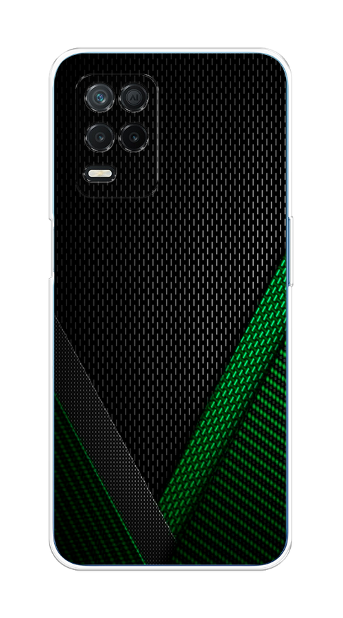 

Чехол Awog на Realme 8 5G/Narzo 30 5G "Зеленый карбон", Разноцветный, 257150-3
