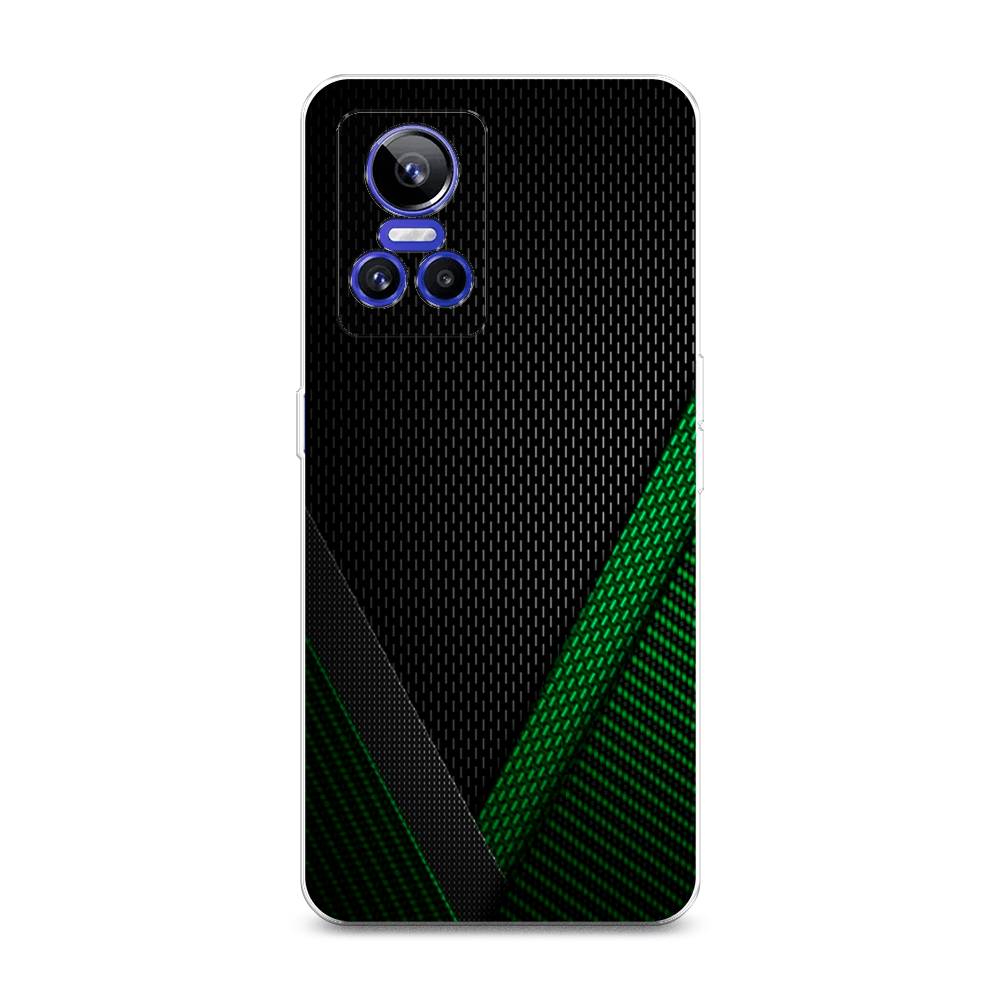 

Чехол Awog на Realme GT Neo 3 "Зеленый карбон", Разноцветный, 259050-3