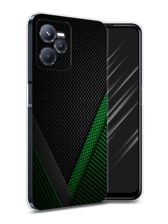 

Чехол Awog на Realme C35 "Зеленый карбон", Разноцветный, 259250-3