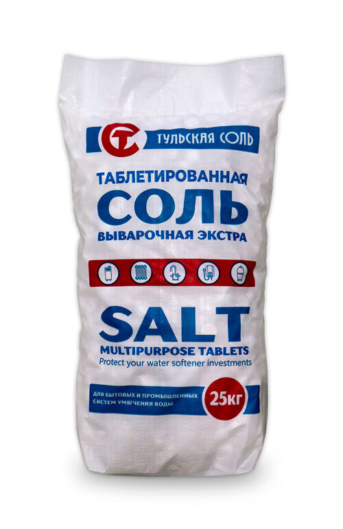 

Таблетированная соль 25 кг. КИРЕЕВСКИЙ СОЛЕПРОМЫСЕЛ СЛК-001