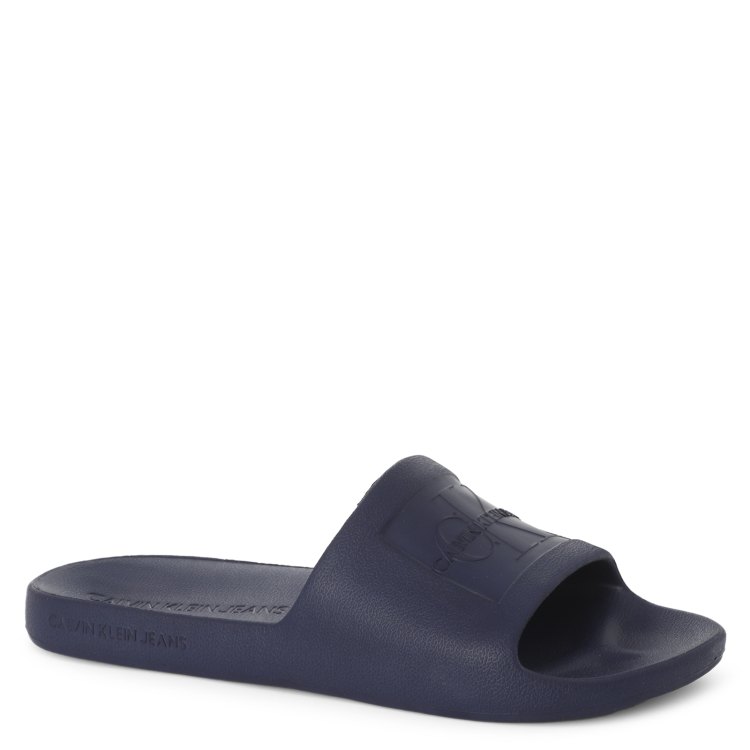 

Шлепанцы мужские Calvin Klein Jeans синие 41 EU, YM0YM00060