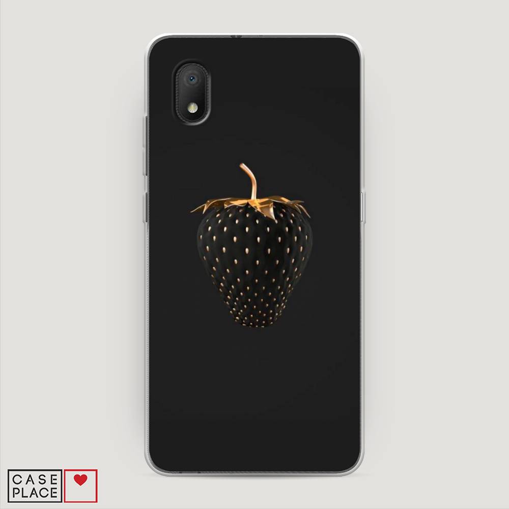 

Чехол Awog на Alcatel 1B (2020) 5002D / Алкатель 1B (2020) 5002D "Черно-золотая клубника", 171150-10