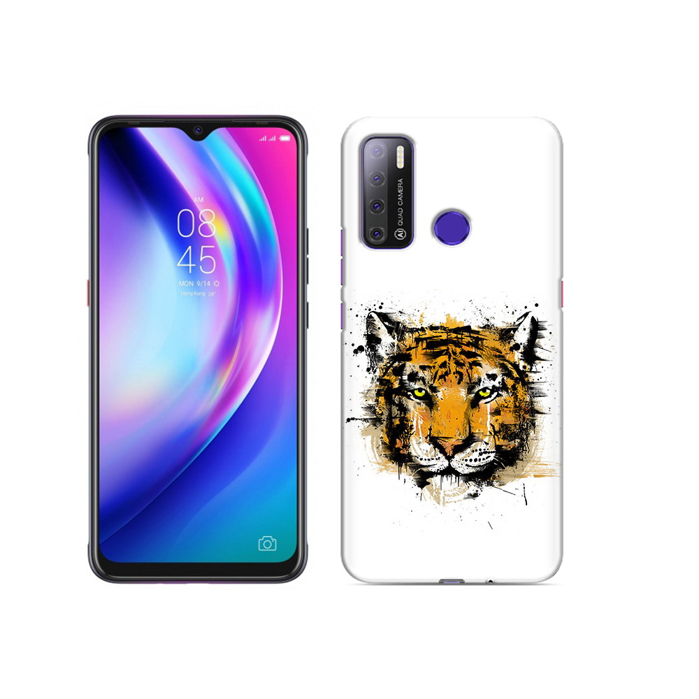 

Чехол MyPads Tocco для Tecno Pouvoir 4 тигруля, Прозрачный, Tocco
