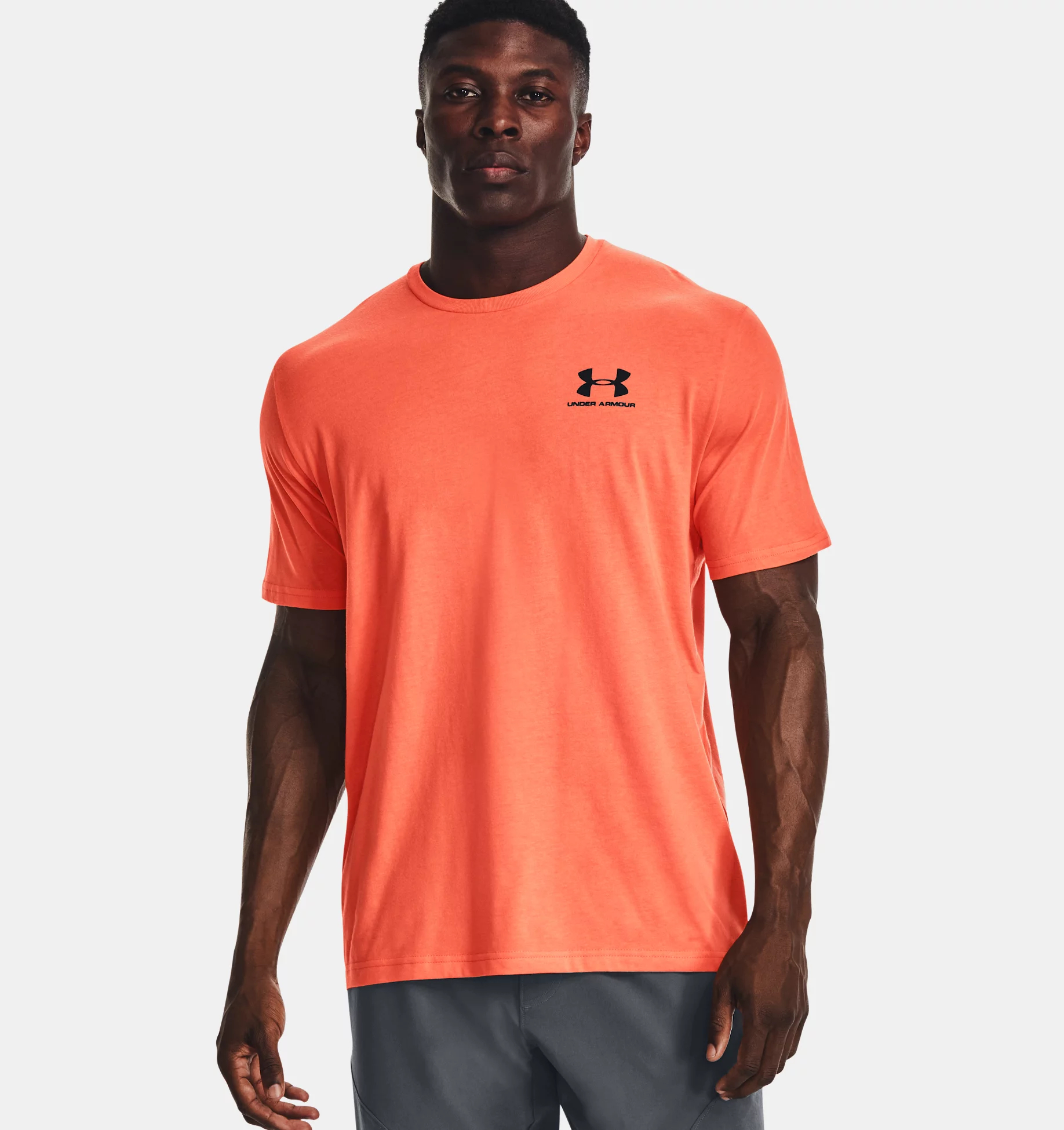 

Футболка мужская Under Armour Sportstyle Left Chest SS оранжевая SM INT, Оранжевый, Sportstyle Left Chest SS