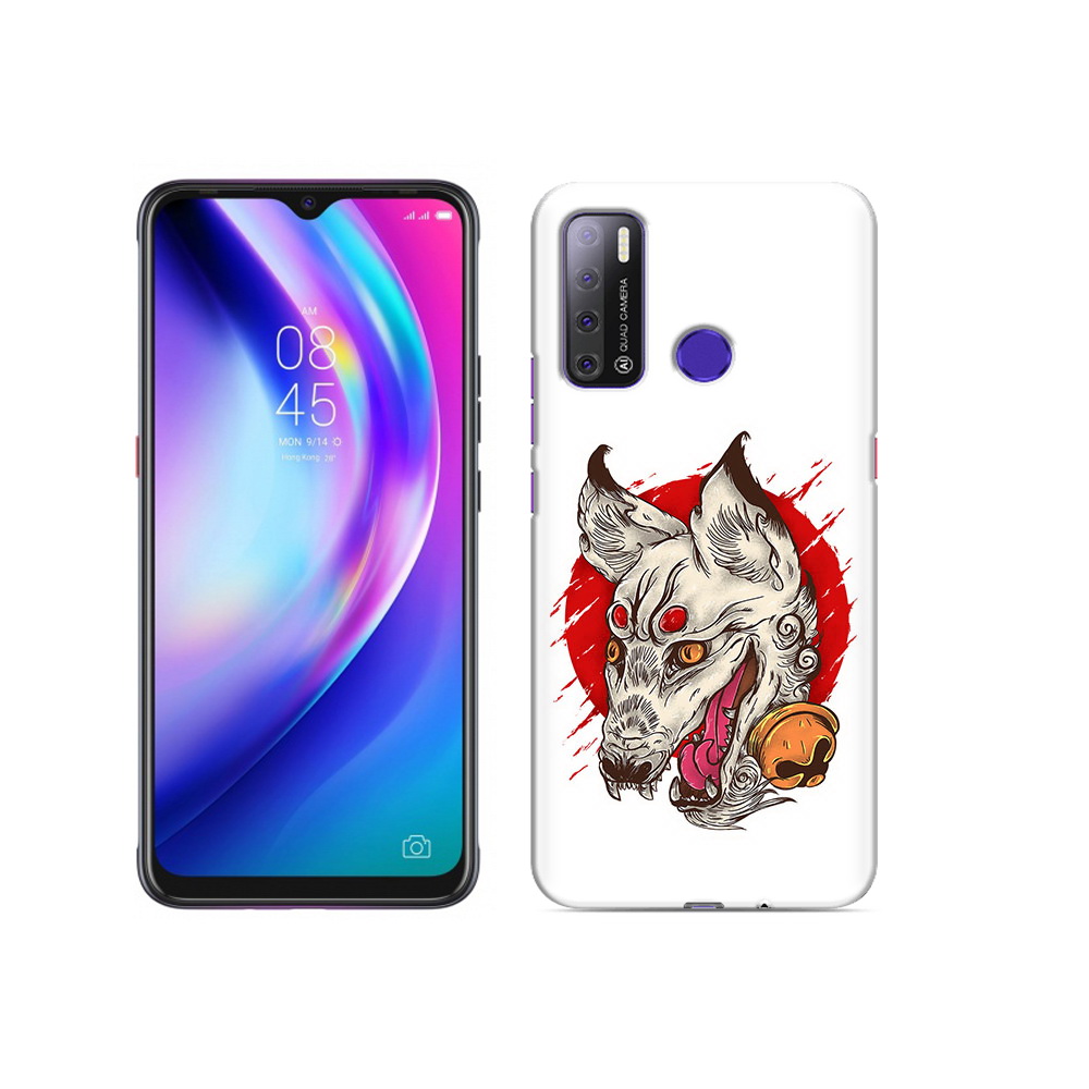 

Чехол MyPads Tocco для Tecno Pouvoir 4 страшная собака, Прозрачный, Tocco