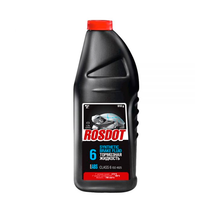 фото Тормозная жидкость rosdot 6 advanced abs formula, 910 г тосол-синтез