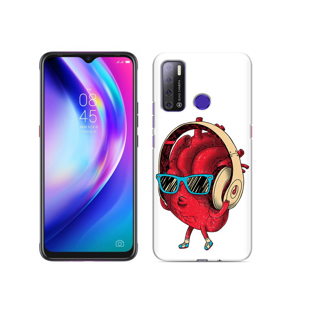 

Чехол MyPads Tocco для Tecno Pouvoir 4 слушай сердце, Прозрачный, Tocco