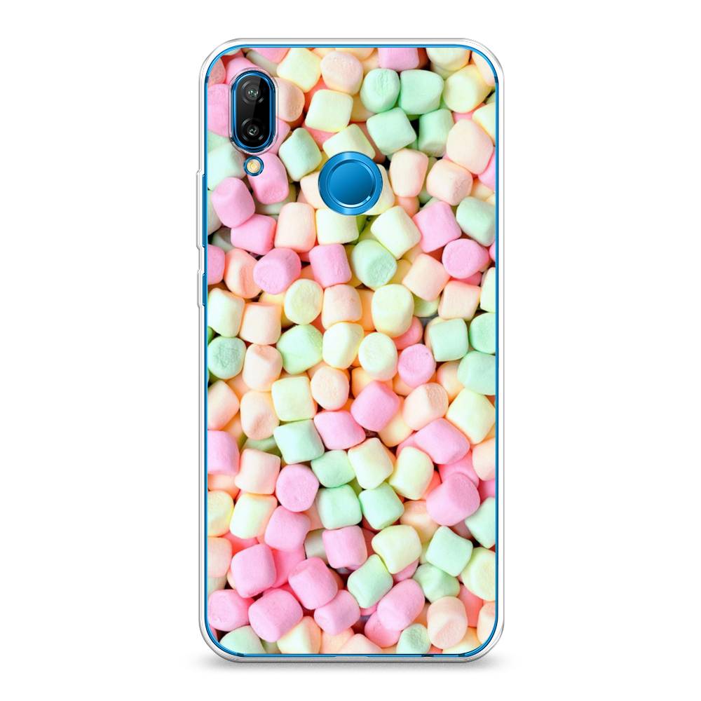 

Чехол Awog на Huawei Nova 3E "Marshmallows", Зеленый;желтый;розовый, 65650-10