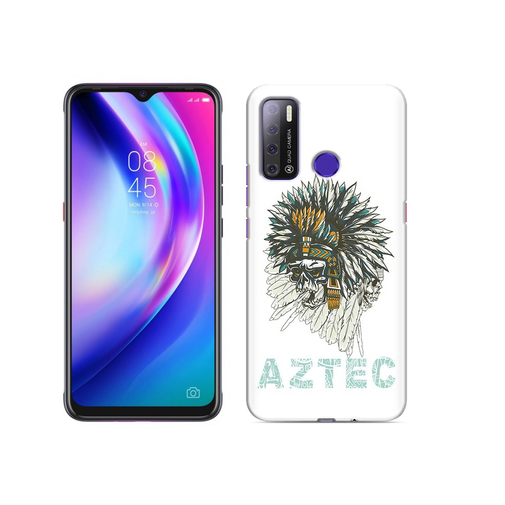 

Чехол MyPads Tocco для Tecno Pouvoir 4 скелет индеец, Прозрачный, Tocco
