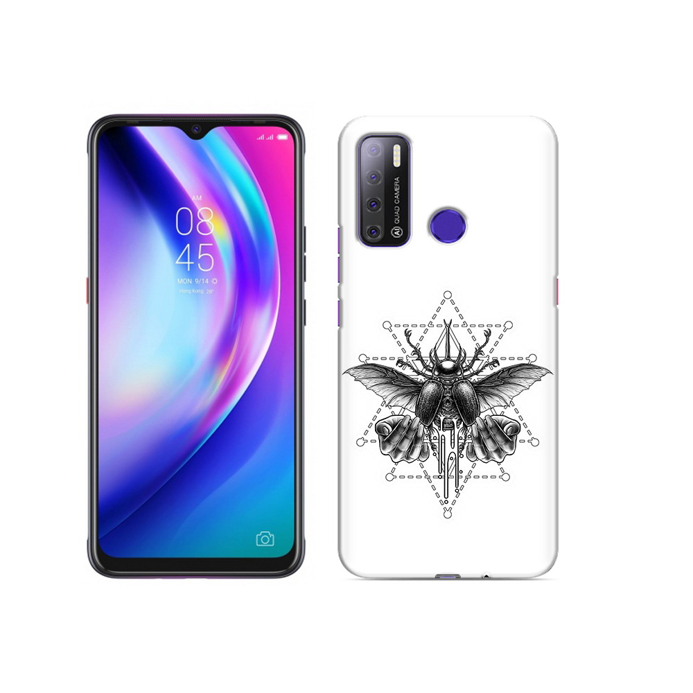 

Чехол MyPads Tocco для Tecno Pouvoir 4 скарабей, Прозрачный, Tocco