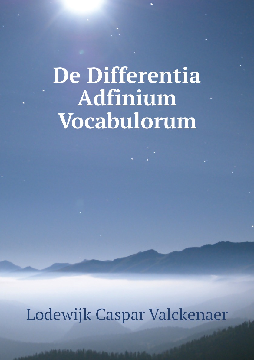 

De Differentia Adfinium Vocabulorum