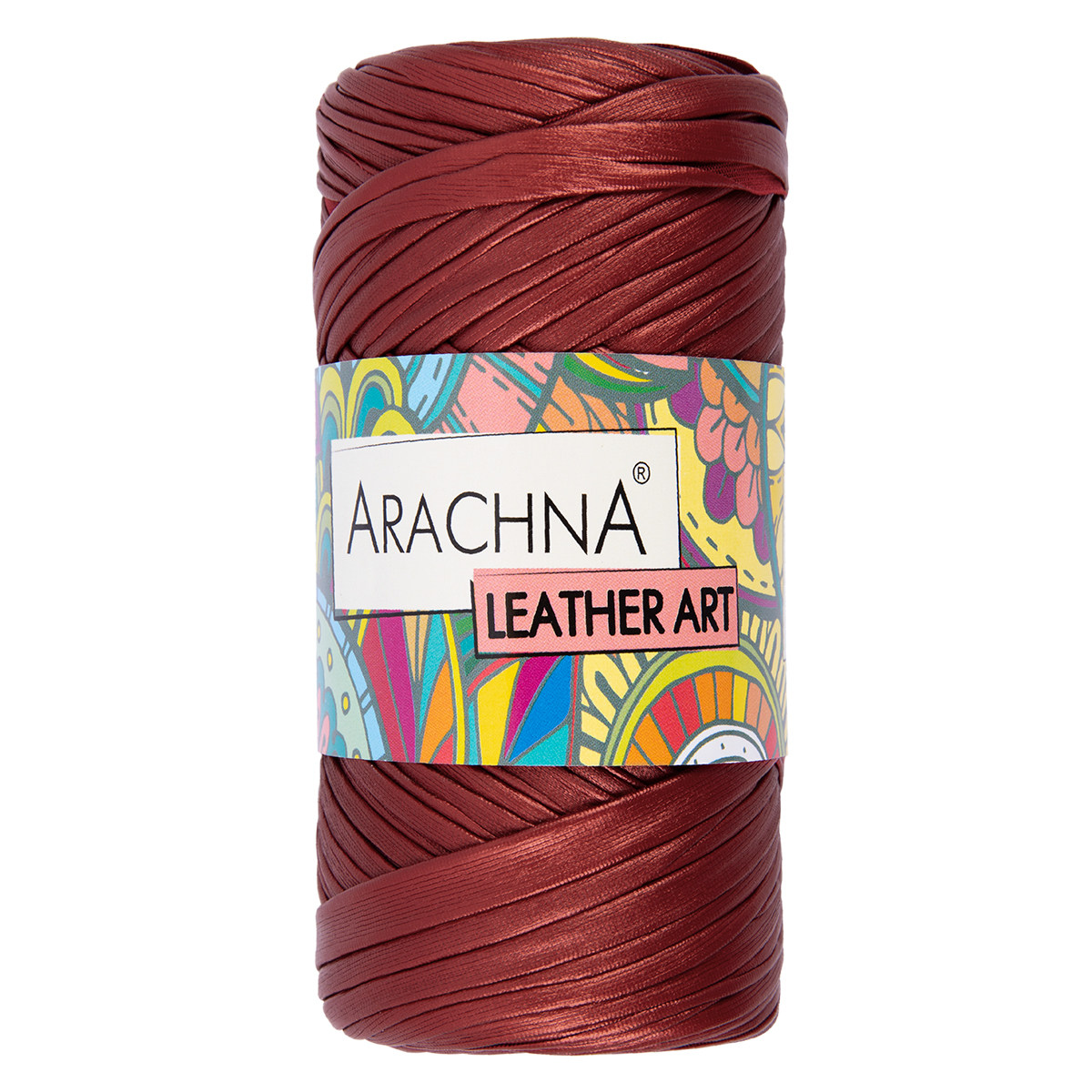 

Пряжа ARACHNA "LEATHER ART" 100% полиэстер 4 шт. х 160 г 10 г 50 м №07 т.красный