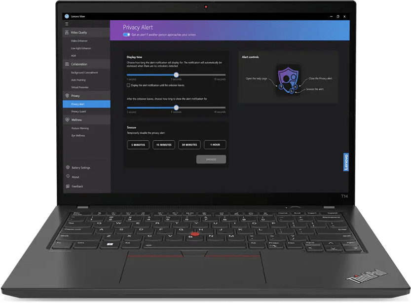 

Ноутбук Lenovo ThinkPad T14 Gen 4 черный (21K3003WRT), ThinkPad T14 Gen 4