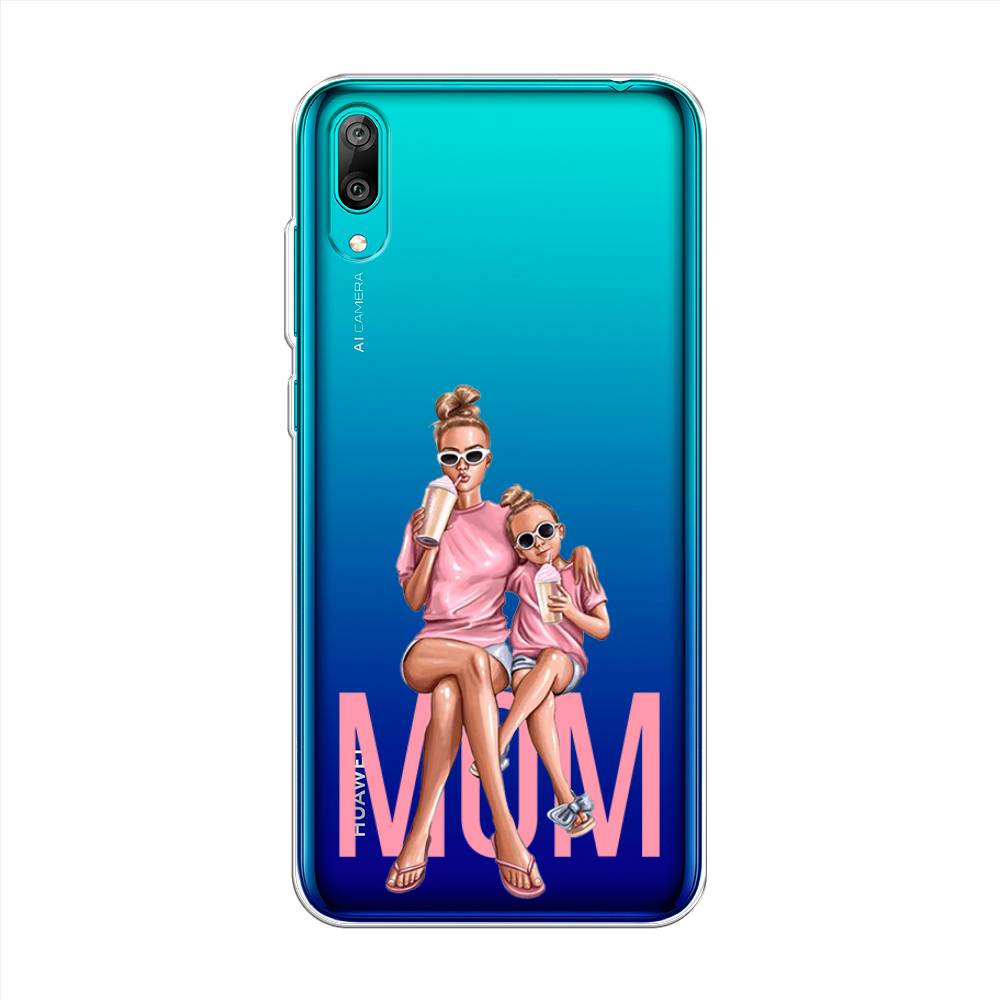 фото Чехол awog "lovely mom" для huawei y7 prime 2019