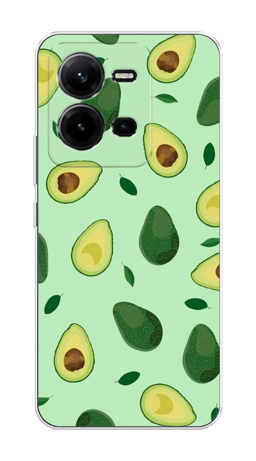 

Чехол на Vivo V25/V25e "Blue avocado", Коричневый;зеленый, 267750-1