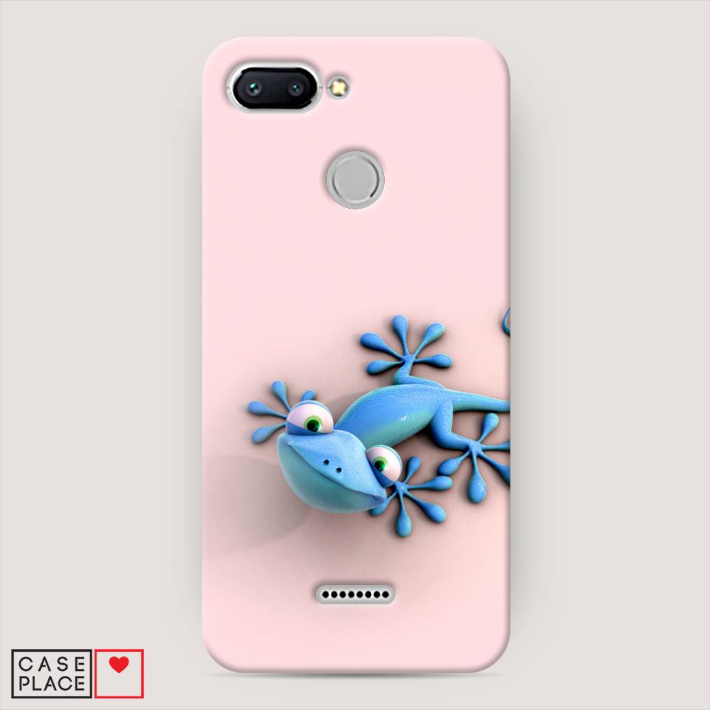 

Пластиковый чехол "Голубая ящерка" на Xiaomi Redmi 6