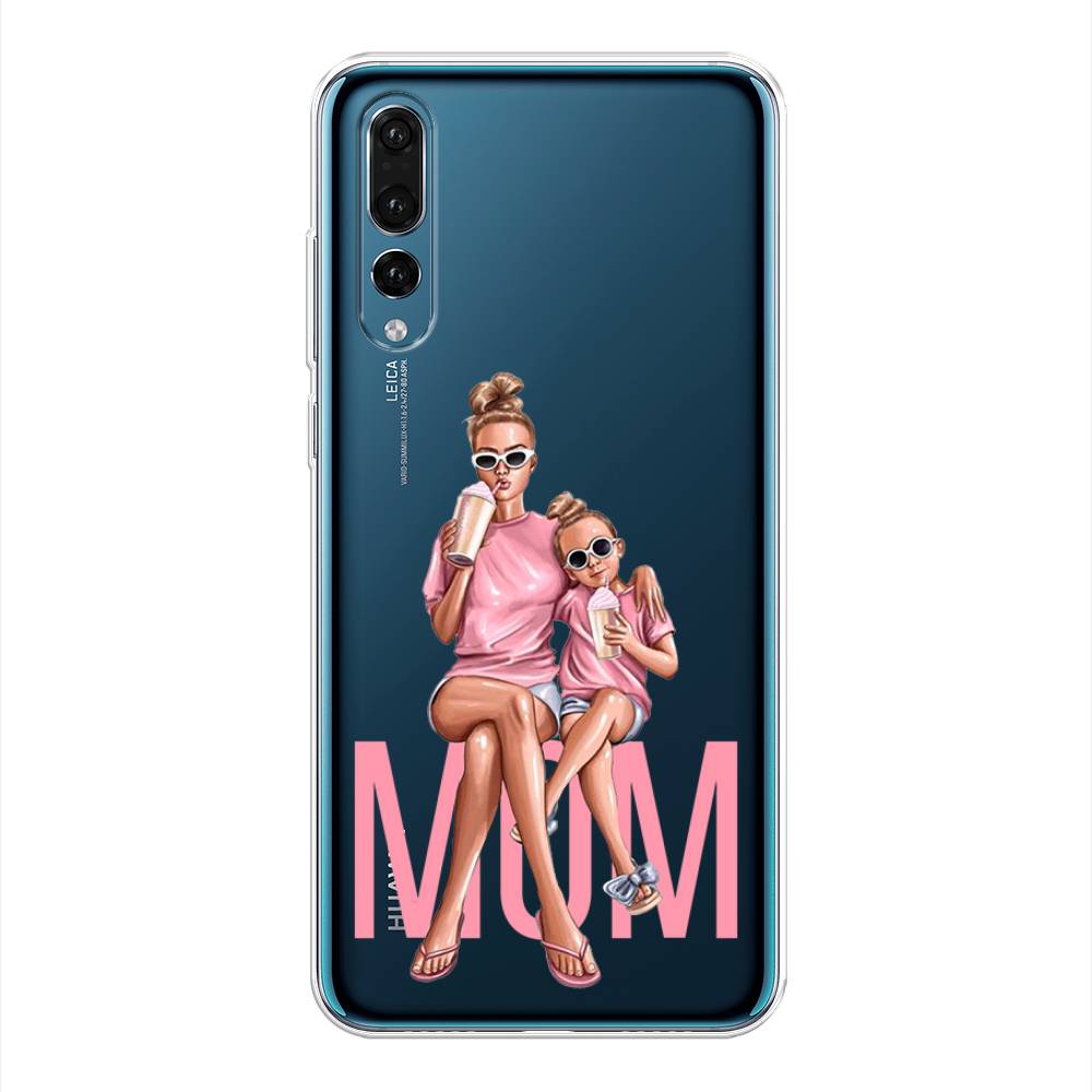 

Чехол Awog на Huawei P20 Pro "Lovely mom", Синий;бежевый;розовый, 65050-7