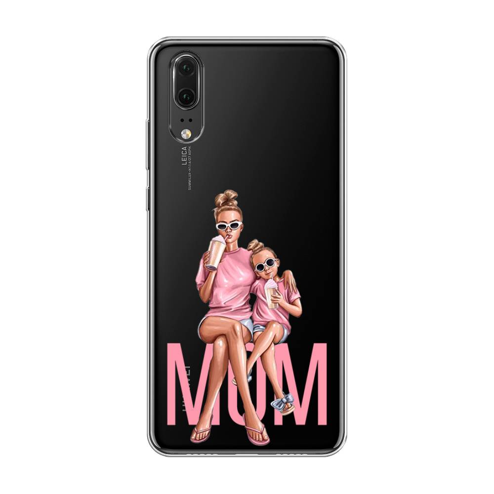 

Чехол Awog на Huawei P20 "Lovely mom", Синий;бежевый;розовый, 64350-7