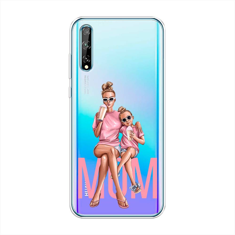 

Чехол Awog на Huawei P Smart S "Lovely mom", Синий;бежевый;розовый, 6103550-7
