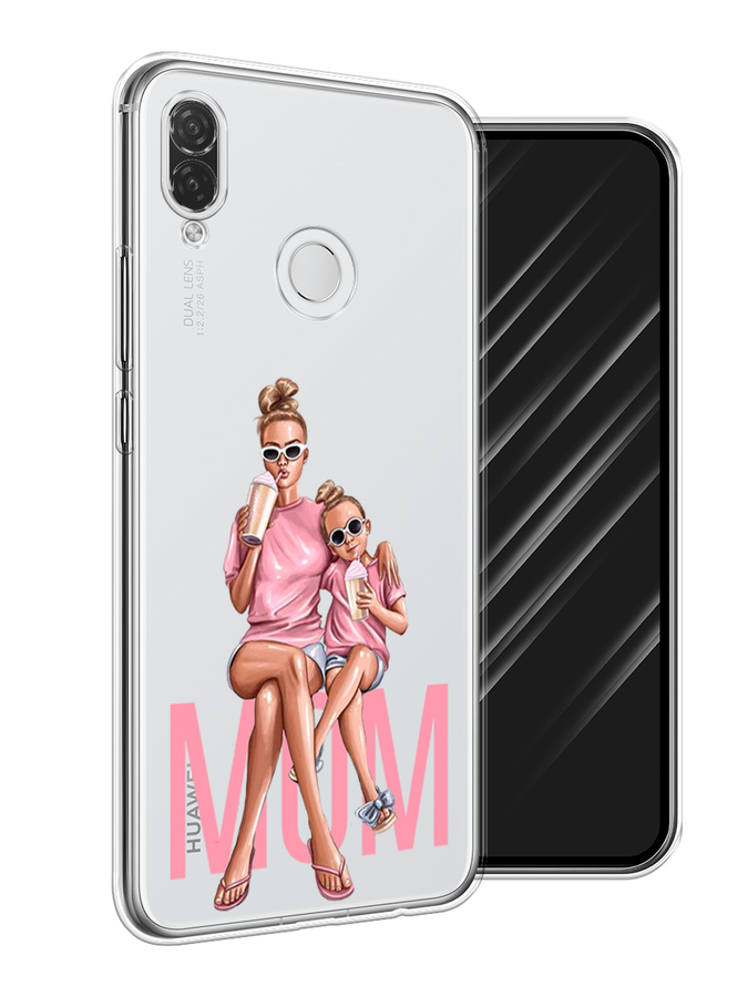 

Чехол Awog на Huawei P Smart Plus "Lovely mom", Синий;бежевый;розовый, 68250-7