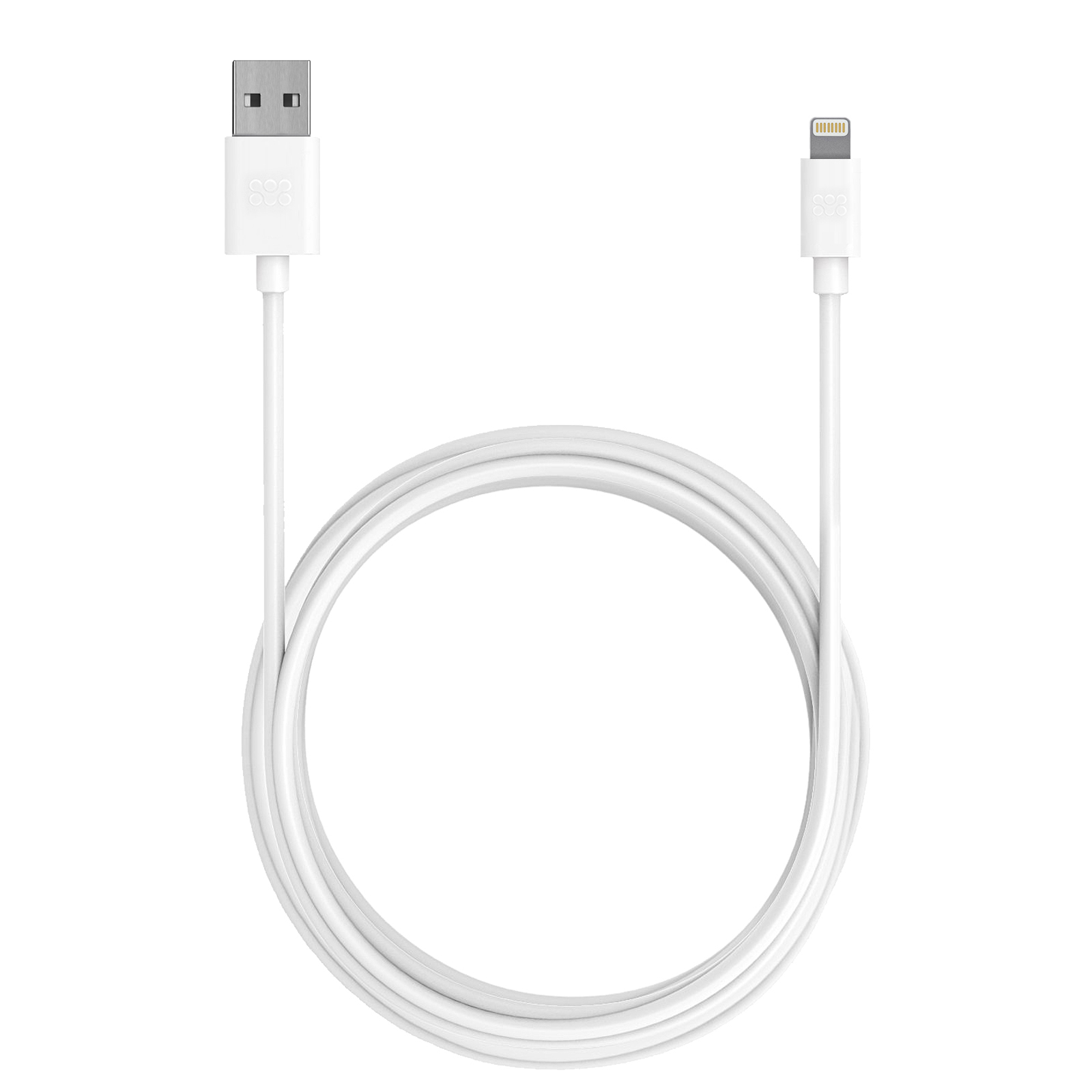 Кабель Promate linkMate-LT USB - Lightning MFI, 1.2 м, White