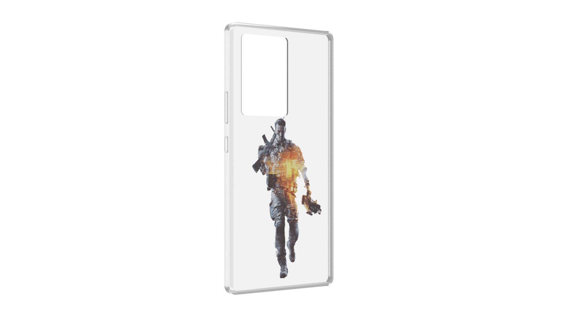 

Чехол MyPads Battlefield-4 мужской для ZTE Nubia Z40 Pro, Прозрачный, Tocco