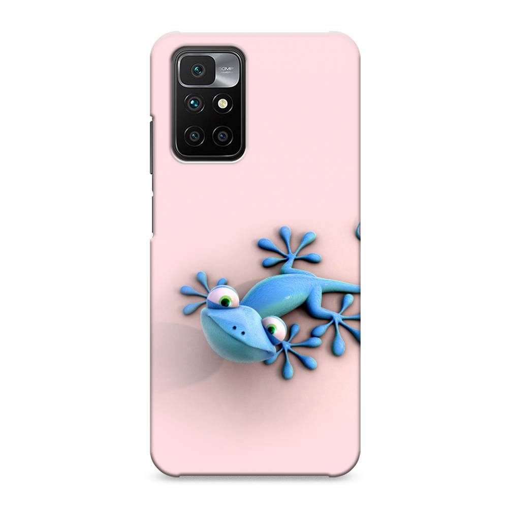 

Пластиковый чехол "Голубая ящерка" на Xiaomi Redmi 10, 311320-1