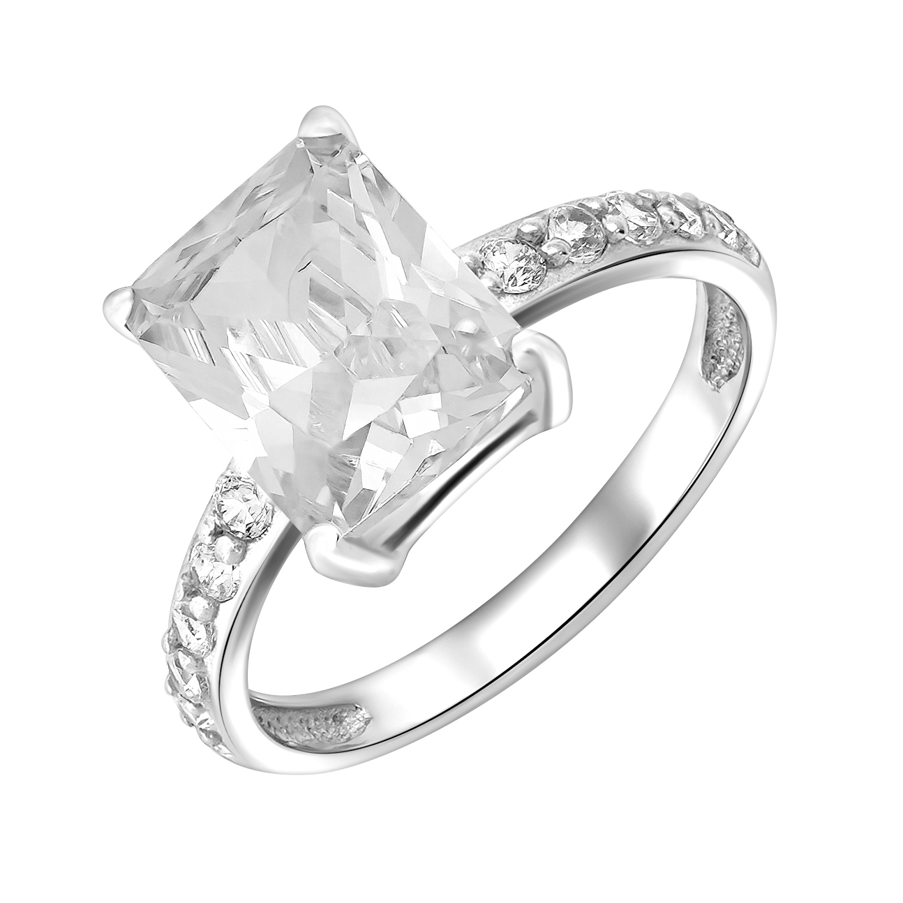 

Кольцо из серебра р. 16,5 ЯХОНТ Золотой 2715747, фианит, 2715747
