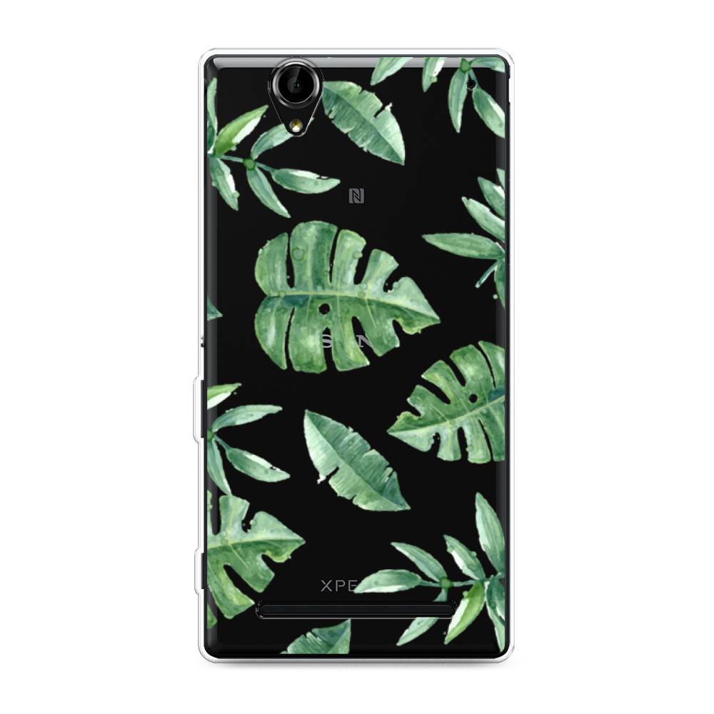 

Чехол Awog на Sony Xperia T2 Ultra "Нарисованные пальмовые листья", Разноцветный, 50950-4