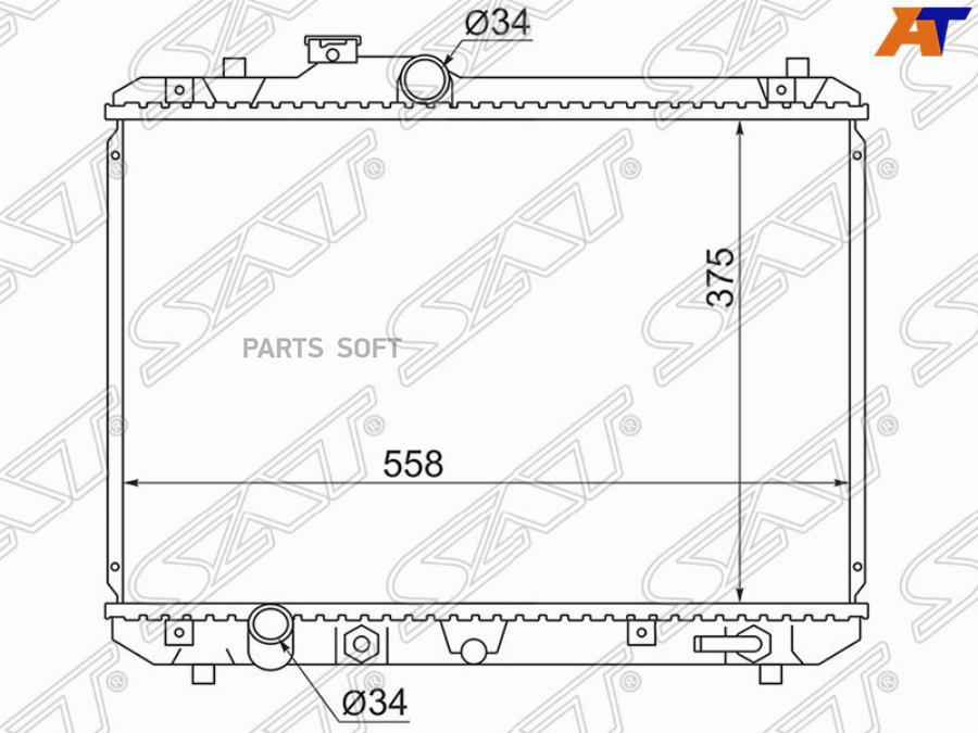 

Радиатор Suzuki Swift 04- Sat арт. SK0008