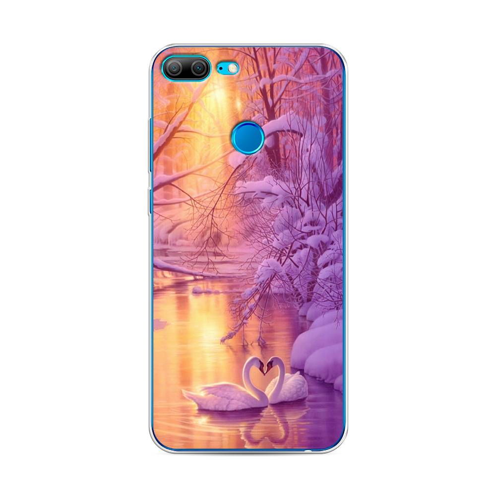 

Чехол для Honor 9 Lite "Зима 1", Фиолетовый;желтый, 64250-2