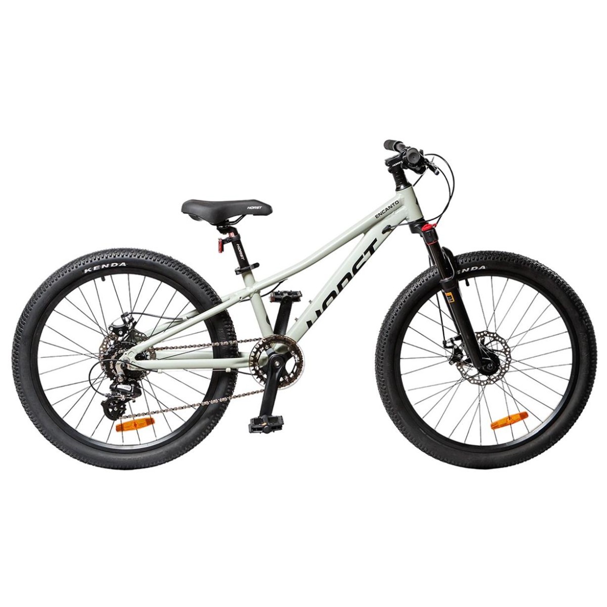 Велосипед подростковый HORST Encanto 24 рама 105 2024 года серо-черный 3690000₽