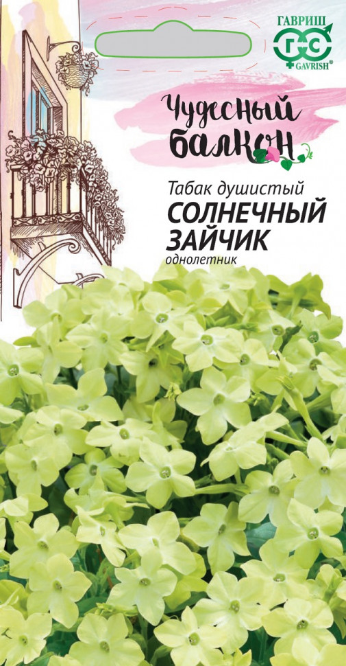 

Семена табак душистый Солнечный зайчик Гавриш 1071858210-10 10 уп.