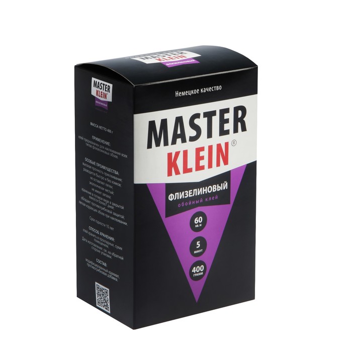 фото Клей обойный master klein, для флизелиновых обоев, 400 г