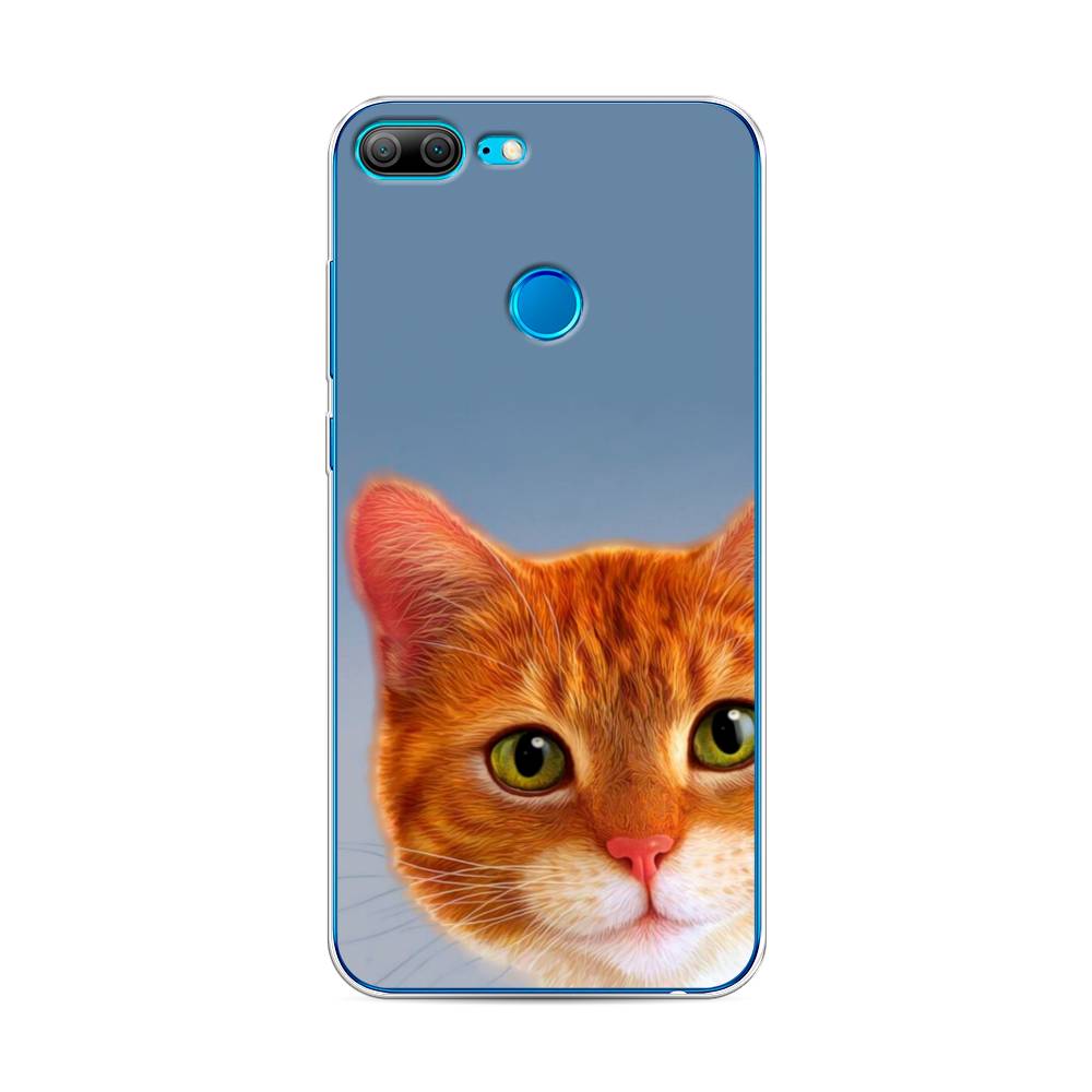 

Чехол для Honor 9 Lite "Любопытный котик", Коричневый, 64250-1