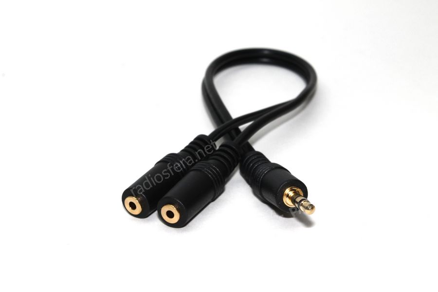 

Переходник 2J2.5(G)-J3.5 гибкий 0,3м gold stereo