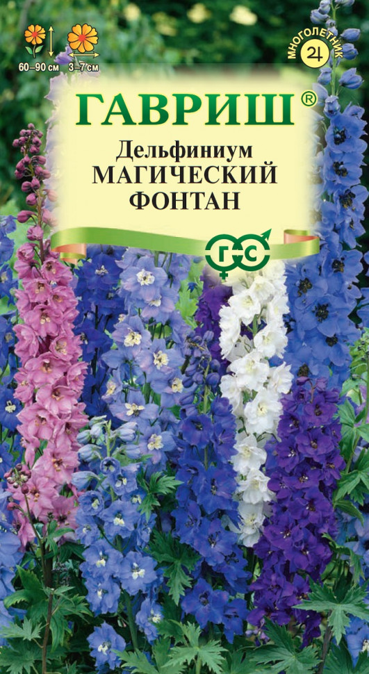 

Семена дельфиниум Магический фонтан Гавриш 1071857654-10 10 уп.