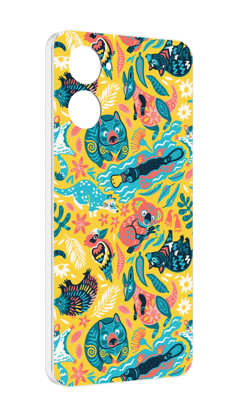 

Чехол MyPads seamless-pattern для Realme 10S противоударный, Tocco
