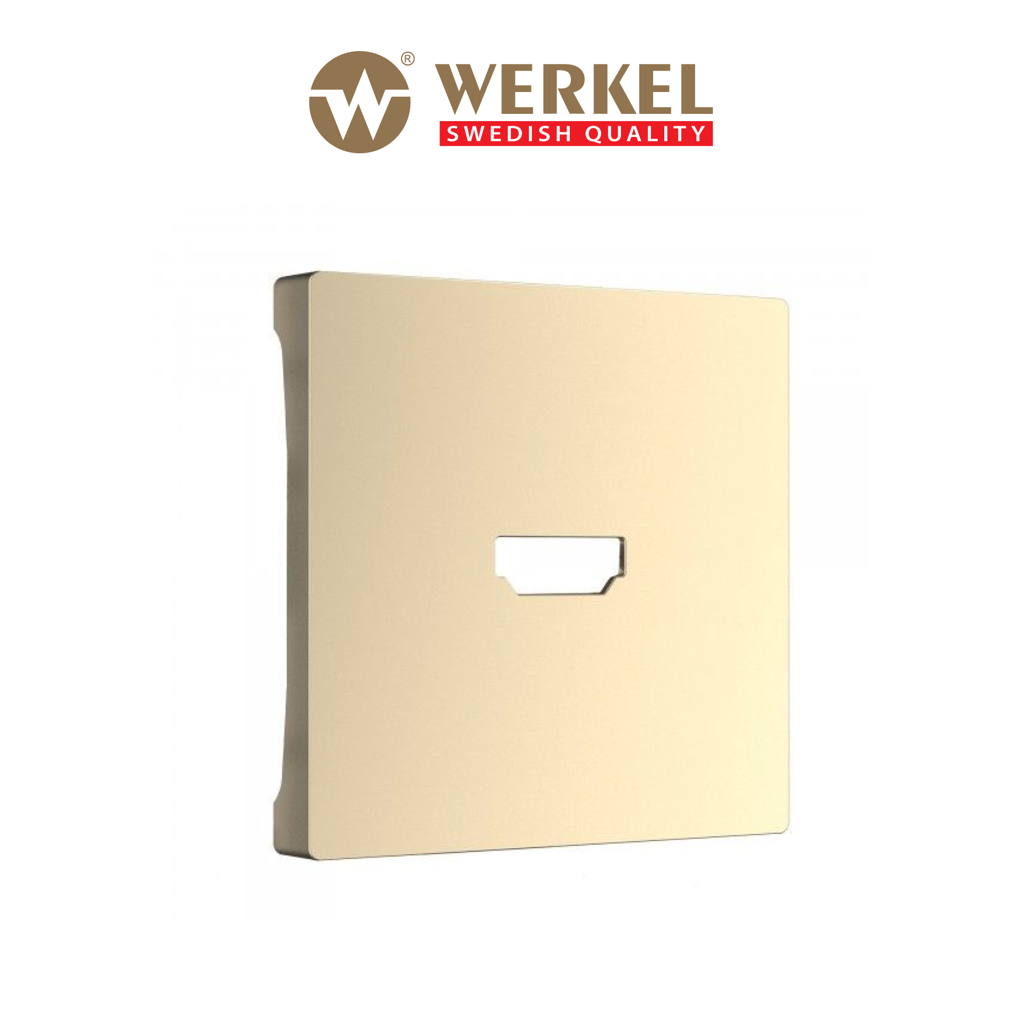 

Накладка для розетки HDMI (шампань) Werkel WL11-HDMI-CP, Бежевый