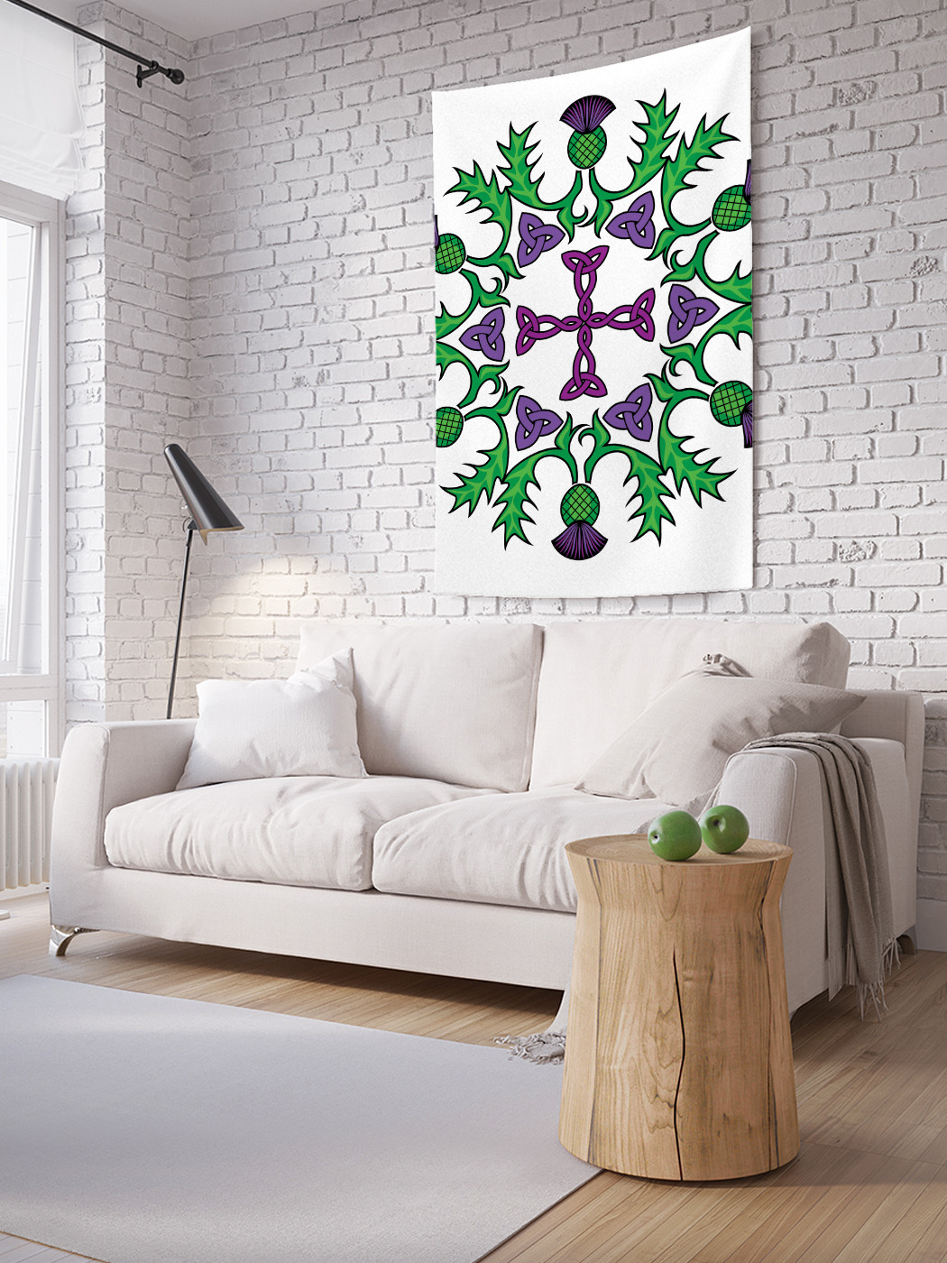 

Вертикальное фотопанно на стену JoyArty Чертополох кельтов 100x150 см, Чертополох кельтов