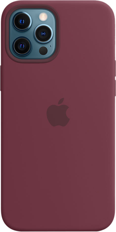 фото Чехол apple для iphone 12 pro max silicone magsafe plum