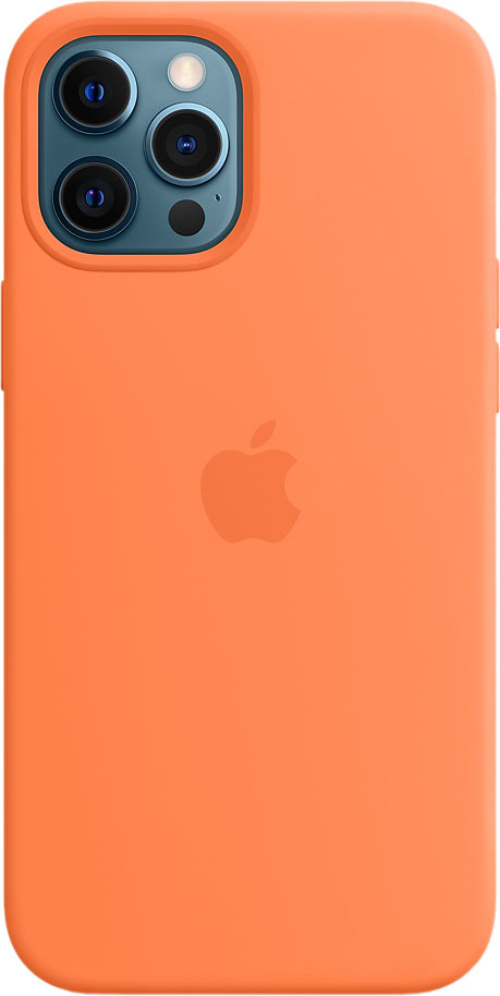 фото Чехол apple для iphone 12 pro max silicone magsafe kumquat