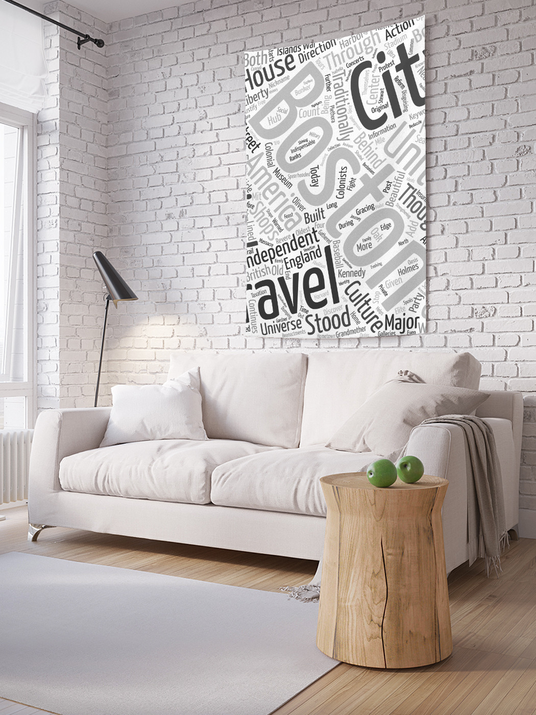 

Вертикальное фотопанно на стену JoyArty Путешествие в Бостон 100x150 см, Путешествие в Бостон