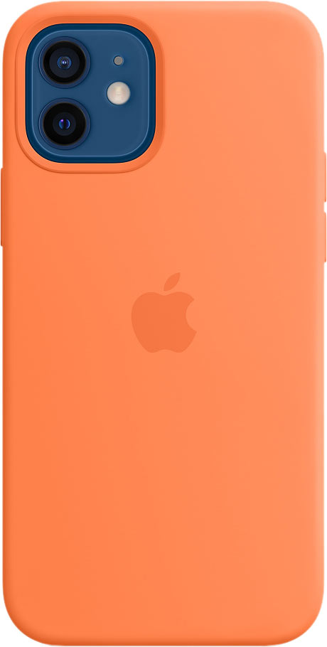 Чехол Apple для iPhone 12 / 12 Pro Silicone MagSafe Kumquat