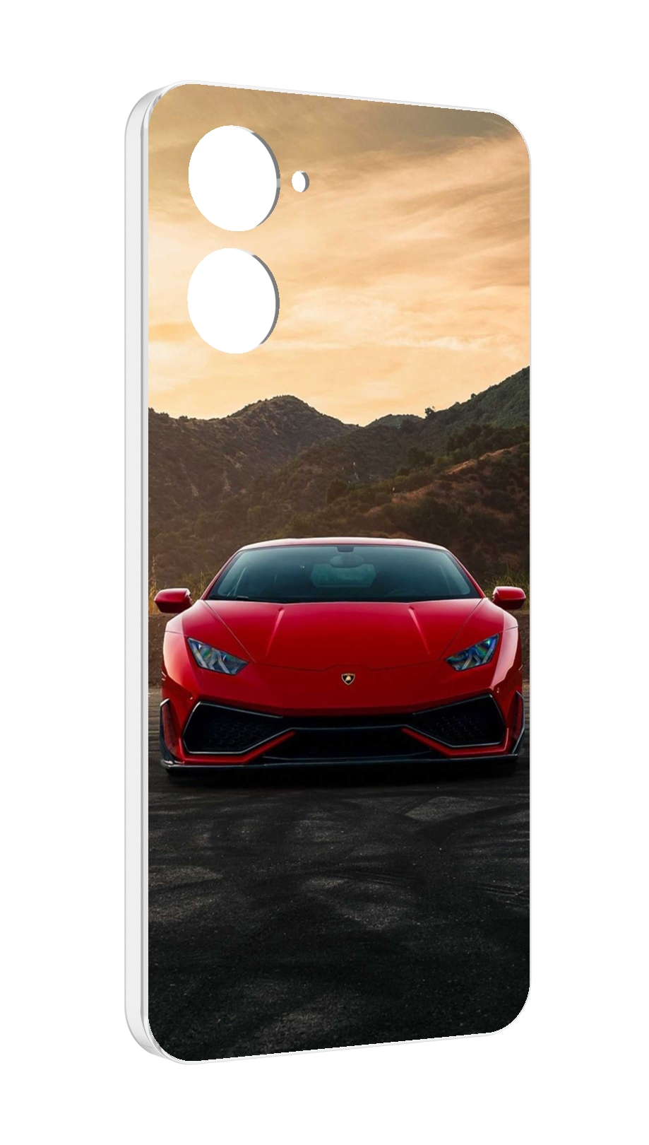 

Чехол MyPads lamborghini ламборгини 1 мужской для Realme 10S противоударный, Tocco