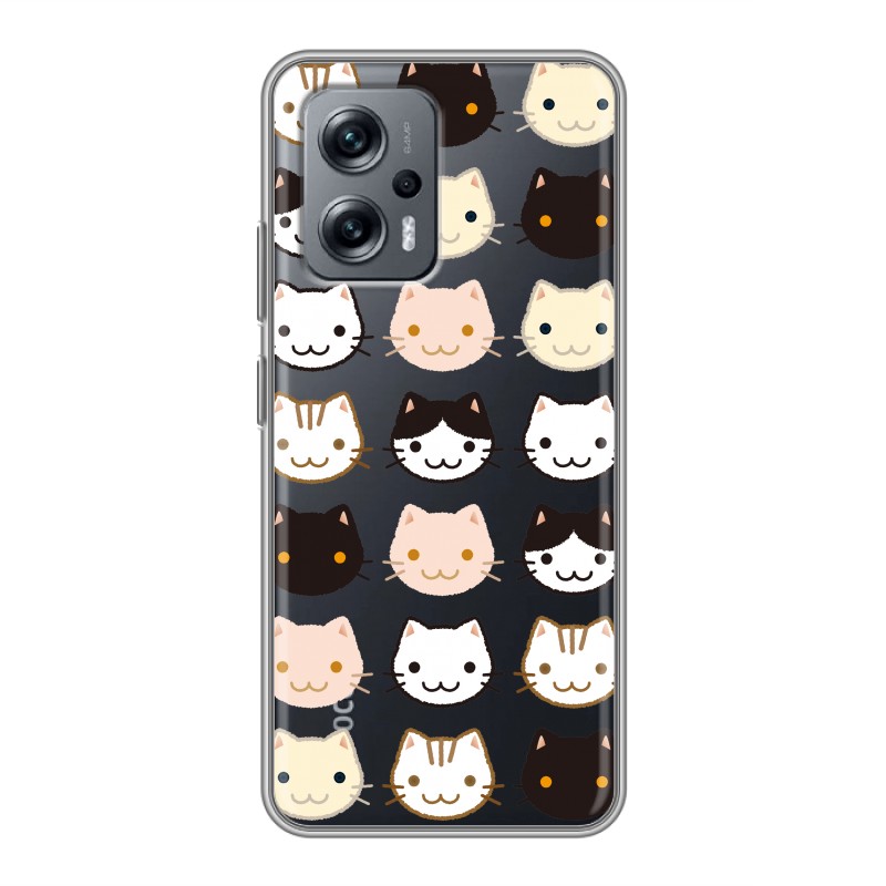 

Прозрачный чехол на для Poco X4 GT, 81558