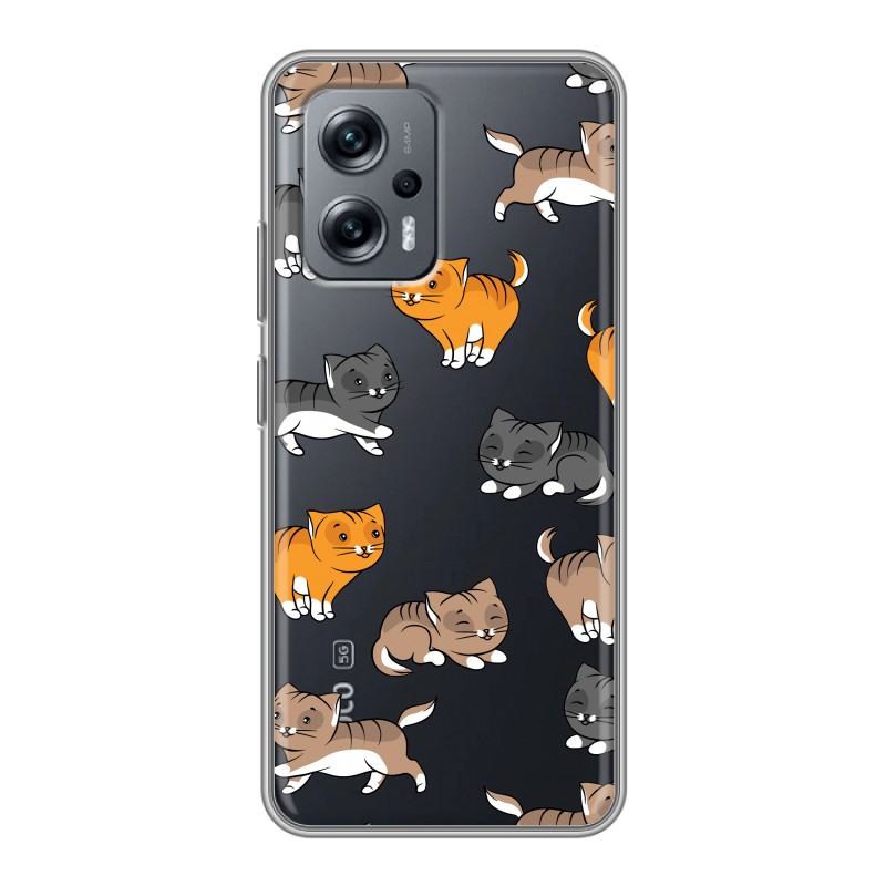 фото Прозрачный чехол на для poco x4 gt 100gadgets