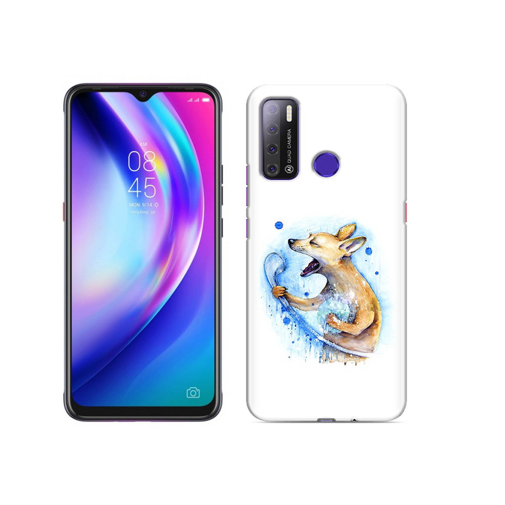

Чехол MyPads Tocco для Tecno Pouvoir 4 пение в душе, Прозрачный, Tocco
