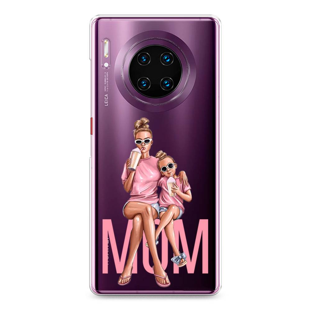 

Чехол Awog на Huawei Mate 30 Pro "Lovely mom", Синий;бежевый;розовый, 610450-7