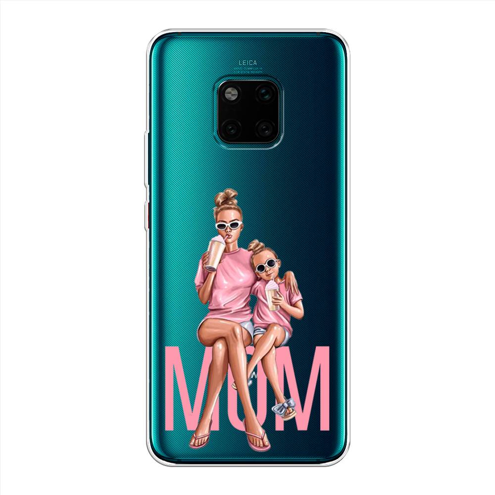 

Чехол Awog на Huawei Mate 20 Pro "Lovely mom", Синий;бежевый;розовый, 67050-7